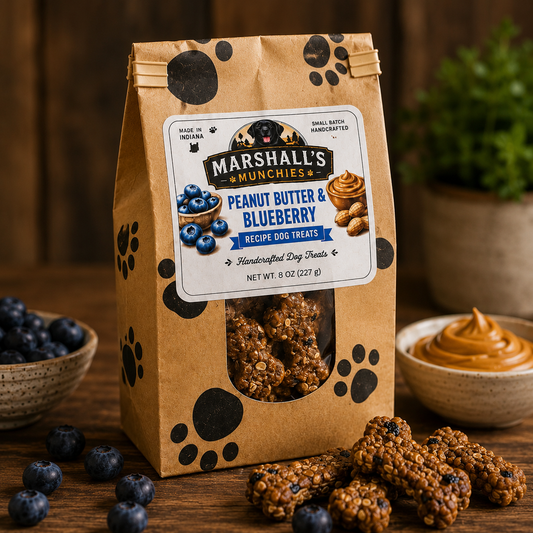Marshall's Munchie Peanut Butter & Blueberry Recipe Dog Treats